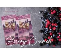 Handmade White Belgian Chocolate Berry Crunch Bar - 100g, Gourmet Fruit Chocolate, Artisan Gift, Small Batch