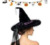 Handmade Witch Hat Adjustable Costume Fancy Dress