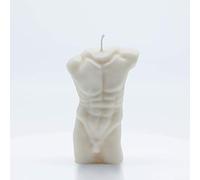 Handmade Woman’s Statue Body Candle, Natural Wax Candle with Cotton Wick, Perfect for Gift or Home Decoration (Man)