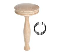 Handmade Wooden Darning Mushroom - Sewing Repair Tool, Yarn Darning Egg | Premium Darner for Fixing Holes in Socks, Hats and Scarves,