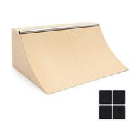 Handmade Wooden Fingerboard Obstacles,Pro Fingerboard Ramp Accessories,Mini Skate Park Ramps for Tech Deck Finger Boards,Quarter Pipe Obstacles
