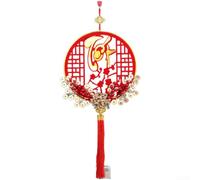Handmade Wooden for plum Blossom Hanging Decor 38cm Handmade(Lunar New Year)
