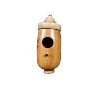 Handmade Wooden Hummingbird House Chalet Hanging Mini Bird Nests Cage For Beautiful Patio Outdoor Garden Decoration Pet Bed V3w6