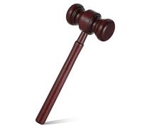 Handmade Wooden Judge Gavel for Meetings, Auction Gavels Prop Justice Costume Accessories, Desk Decor for Local Club Presidents