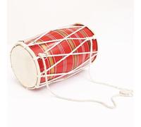 Handmade Wooden & Leather Classical Indian Folk Tabla Drum Set Hand Percussion Drums World Musical Instruments Punjabi Dhol Dholak Dholki 12 Inches Fun Birthday Housewarming Gift Ideas