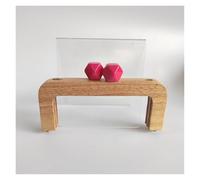 Handmade Wooden Purse Frame Wholesale DIY Handbag Accessories Handles V Shape Wood Frames(Rose red)