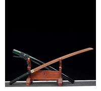 Handmade Wooden Samurai Sword with Sheath,Natural Rosewood Katana 103cm Bokken for Display,Cosplay Collection and Kendo Training(Color:H)