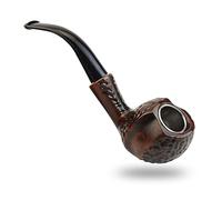 Handmade Wooden Tobacco Pipe, Traditional Smoking Accessory, Costume Prop