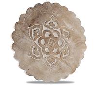 Handmade Wooden Trivet For Hot Dishes Plates & Pots Holder Hot Pad For Kitchen & Dining Table Decor Cookware Heat Resistant Rustic Decorative Carvings Tabletop Home & Dining Table Essentials