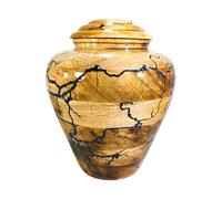 Handmade Wooden Urn Box with Beautiful Design Cremation Funeral Urns Box Adults Male Female Urn Box for Human Ashes Memorial Urns, Decorative Urn (Design = A, 8''W x 8''L x 10''H - Inches - Large)