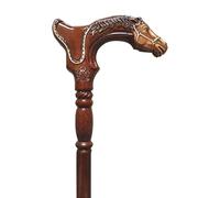 Handmade Wooden Walking Sticks for Men and Women, Vintage Wood Walking Cane with Ergonomic and Comfort Grip Handle Old Elderly People Comfortable Accessory (A)