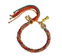 Handmade Woven Tibetan Inspire Luck for Women with Colorful Reincarnation Patterns and Unique Designs Luck Charm