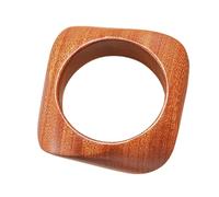 Handmade Wristband Natural Wood Finish Wrist Bangle Contemporary Design Stackable Accessory Casual Wooden Wristband For Daily Wear