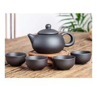 Handmade Zisha Ceramic Kettle， Afternoon Tea Set 150ml Chinese Kung Fu Set Ceramic Teapots with 4 Tea Cup Sets Handmade Zodiac Yixing Zisha Tea Pot Tea Set