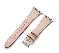 HANDODO Italian Genuine Leather Strap for Women for Apple Watch Series 11 10 9 8 7 6 5 4 3 2 1 SE SE2 Ultra 2 SGS Certified Elegant Wristband Cute Strap for iWatch 38mm 40, 06 Shell Pink, 44/45/46/49