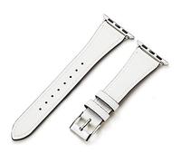 HANDODO Italian Genuine Leather Strap for Women for Apple Watch Series 11 10 9 8 7 6 5 4 3 2 1 SE SE2 Ultra 2 SGS Certified Elegant Wristband Cute Strap for iWatch 38mm 40, White, 38/40/41/42mm(series
