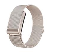 HANDODO Stainless Steel Milanese Loop Strap Compatible With Whoop 5.0 One/Peak, Breathable Sports Strap Sweat Absorption Band with Metal Frame Connector for Men Women
