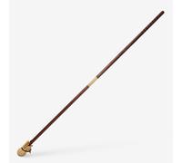 Handover : 2 Piece Wooden Mahl Stick : with Ball and Leather