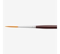 Handover : Pointed Rigger/Lining Brush : Synthetic Hair Short Red Handle : #0