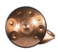 Handpan 440hz/432hz Prremium Handpan Drum D Minor 12 Notes Steel Drums Gold Adult's Steel Handpan Drum 9 Notes 10 NotesGift Audio Production 22inch (Color : 432Hz, Size : 9 notes)