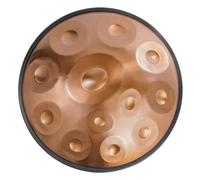 Handpan D Minor Professional Instrument For Adults Steel Hand Drum Gold Handpan Drum 10 Notes/12 Notes With Carry Bag Mallets Bracket Tonguedrum (Color : 440Hz, Size : 12 notes)