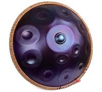 Handpan Drum, 12 Tones 22 Inch Steel Handpan Instrument 440/432h Gold In D Minor Tongue Drum With Handpan Soft Bag, Mallets, Hand Drum Stand For Beginners, Professionals, Music Therapy(432Hz)