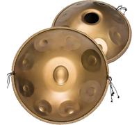 Handpan Drum, 22" D Minor 17 Note Steel Hand Drum, Boundless Tuning, Sensitive Touch Points, Perfect for Various Settings, Including Street Performances, Schools (17)