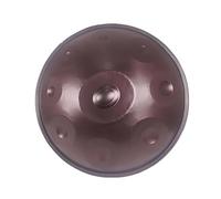 Handpan Drum, 22 in & 9/10/12 Notes, D Minor, Percussion Instrument With Drum Tripod, Mallets & Carry Bag, Steel Handpan Instrument for Adults Beginners(Purple,12 Notes)