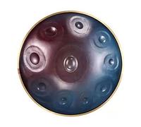 Handpan Drum 22 Inch 9 Notes/10 Notes D Minor Steel Tongue Drum Hand Drum Ethereal Drum Percussion Instrument with Drum Stand, Drumsticks, Drum Bag for Yoga Meditation