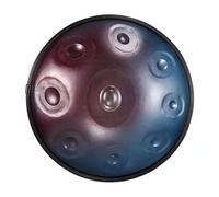 Handpan Drum 22 Inch 9 Notes/10 Notes D Minor Steel Tongue Drum Hand Drum Ethereal Drum Percussion Instrument with Drum Stand, Drumsticks, Drum Bag for Yoga Meditation