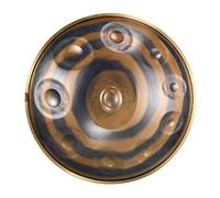 Handpan Drum 22 Inch 9 Notes/10 Notes D Minor Steel Tongue Drum Hand Drum Ethereal Drum Percussion Instrument with Drum Stand, Drumsticks, Drum Bag for Yoga Meditation