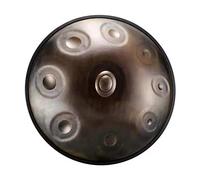 Handpan Drum 22 Inch 9 Notes/10 Notes D Minor Steel Tongue Drum Hand Drum Ethereal Drum Percussion Instrument with Drum Stand, Drumsticks, Drum Bag for Yoga Meditation