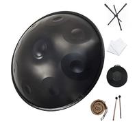 Handpan Drum 22 Inch, D Minor 9 Note Steel Drum for Sound Healing, Personal Meditation, Yoga, Percussion Instrument