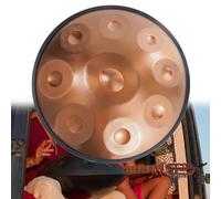 Handpan Drum 22 Inch Steel Percussion Instrument for Meditation & Yoga, 9/10/12 Notes Tongue Drum Set with Tripod, 432Hz/440Hz Tuning