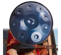 Handpan Drum 22 Inch Steel Percussion Instrument for Meditation & Yoga, 9/10/12 Notes Tongue Drum Set with Tripod, 432Hz/440Hz Tuning
