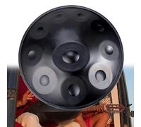 Handpan Drum 22 Inch Steel Percussion Instrument for Meditation & Yoga, 9/10/12 Notes Tongue Drum Set with Tripod, 432Hz/440Hz Tuning