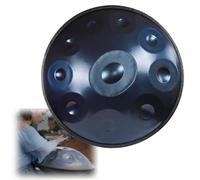 Handpan Drum, 22-Inch Steel Tongue Drum, 9 Notes in D Minor, Musical Harmonic Percussion Instrument for Sound Healing and Yoga