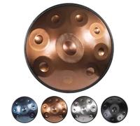 Handpan Drum 22in D Minor - 9/10/12 Notes Steel Musical Instrument with Carry Bag and Stand for Adults, 440Hz Tuning Perfect for Beginners and Musicians