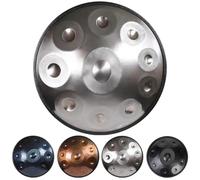 Handpan Drum 22in D Minor - 9/10/12 Notes Steel Musical Instrument with Carry Bag and Stand for Adults, 440Hz Tuning Perfect for Beginners and Musicians