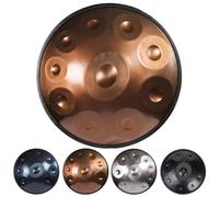 Handpan Drum 22in D Minor Steel Music Instrument with Soft Bag and Stand, 9/10/12 Notes for Relaxation and Meditation