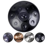 Handpan Drum 22in D Minor Steel Music Instrument with Soft Bag and Stand, 9/10/12 Notes for Relaxation and Meditation