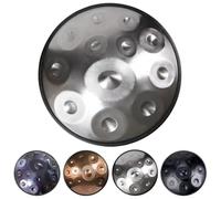 Handpan Drum 22in D Minor Steel Music Instrument with Soft Bag and Stand, 9/10/12 Notes for Relaxation and Meditation