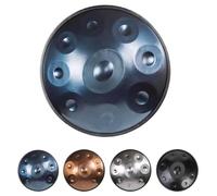 Handpan Drum 22in D Minor Steel Music Instrument with Soft Bag and Stand, 9/10/12 Notes for Relaxation and Meditation