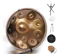Handpan Drum 432Hz/440Hz 12 note handpan drum instrument D minor 22 inch yoga music drum for beginners meditation steel tongue drum(12 notes 432Hz)