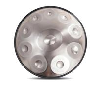Handpan Drum 432Hz440Hz Hand Pan Drum Percussion Instrument For Sound And Personal Meditation 22 Inches 910 12 Notes Steel Tongue With All Accessories Size 432Hz Color SILVE