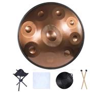 Handpan drum 440Hz 432Hz Handpan 22 Inch 9 10 12 14 Notes Steel Tongue Drum, Ethereal Percussion Music Instrument(22 Inch 9 Notes)