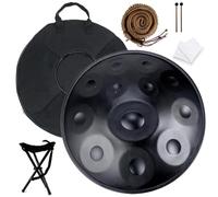 Handpan Drum,9/10/12 Notes D Minor Steel Hand Drums Harmonic Percussion For Sound Healing, Personal Meditation,Yoga,Handpan With 2 Mallets