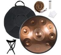 Handpan Drum,9/10/12 Notes D Minor Steel Hand Drums Harmonic Percussion For Sound Healing, Personal Meditation,Yoga,Handpan With 2 Mallets