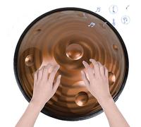 Handpan Drum 9/10/12 Notes,"Purple Performer" in D Minor 432/440Hz Professional Percussion Instrument/12 Notes/440Hz