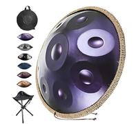 Handpan Drum, 9/10/12 Notes Steel Hand Pan Percussion Instruments, Harmony Hand Drums, 440hz/432hz In D Minor Handpan Drum Sets, For Beginners/Performers/Adults/Childre(A,432HZ/12Note)